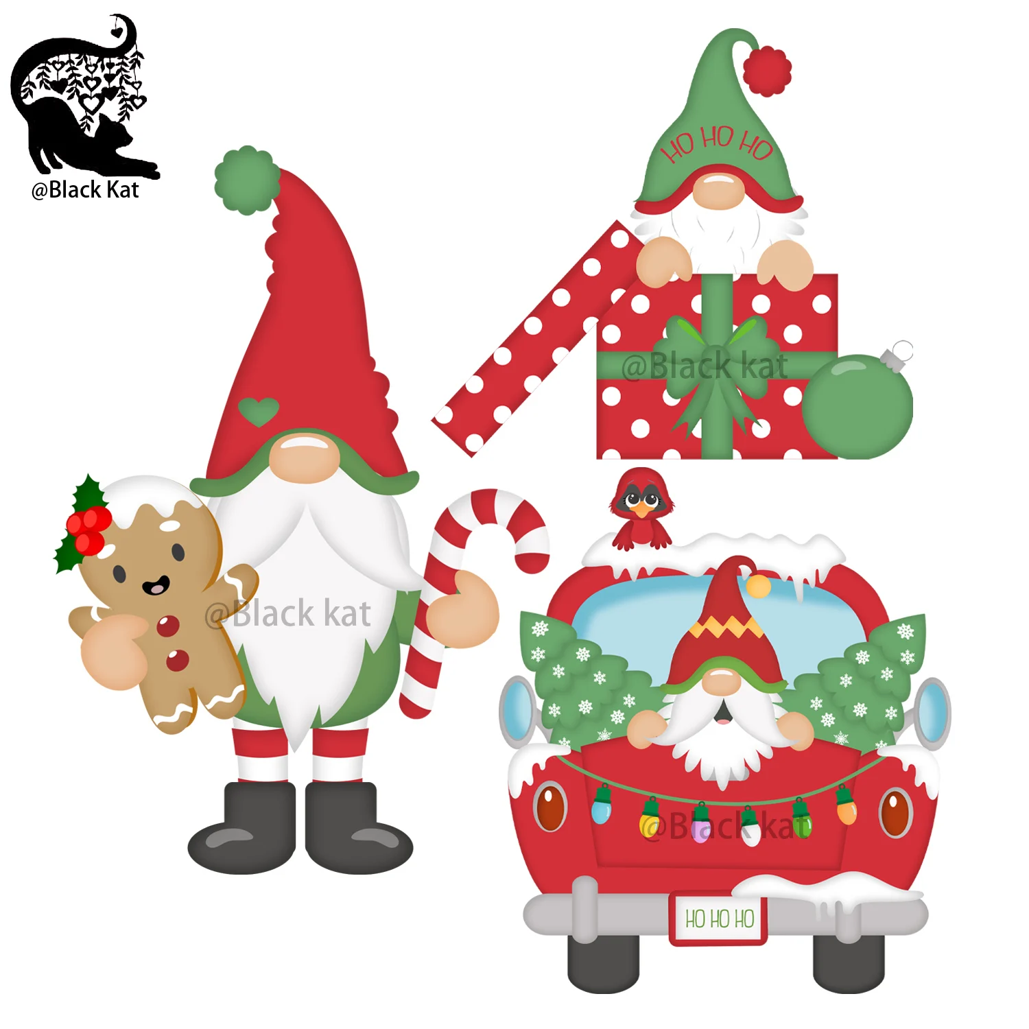 Christmas Tree Car Gnome Santa Claus Cutting Dies 2022 December 25th Metal Embossing Stencil For Scrapbook Gift Card Craft