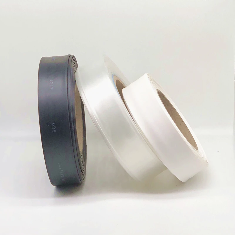 Kit de Tubes Thermorétractables Transparents, Connecteurs Ronds, 1 Mètre, 2:1