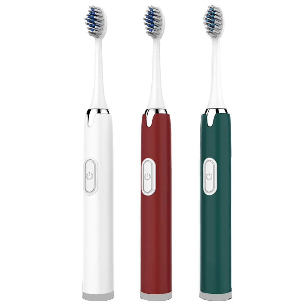 Cepillo de dientes eléctrico sónico recargable por USB, Ultra sónico, lavable, blanqueador electrónico, resistente al agua cepillo de dientes, cepillo de dientes eléctrico