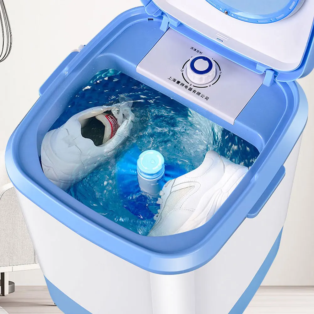 Lavatrice per scarpe piccola lavanderia per uso domestico e lavatrice per scarpe spazzolatura per scarpe pigra a tre usi