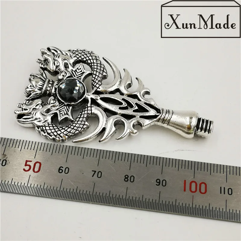 wax seal stamp suitable of metal dragon handle silver dragon and black dragon wax seal metal handle only