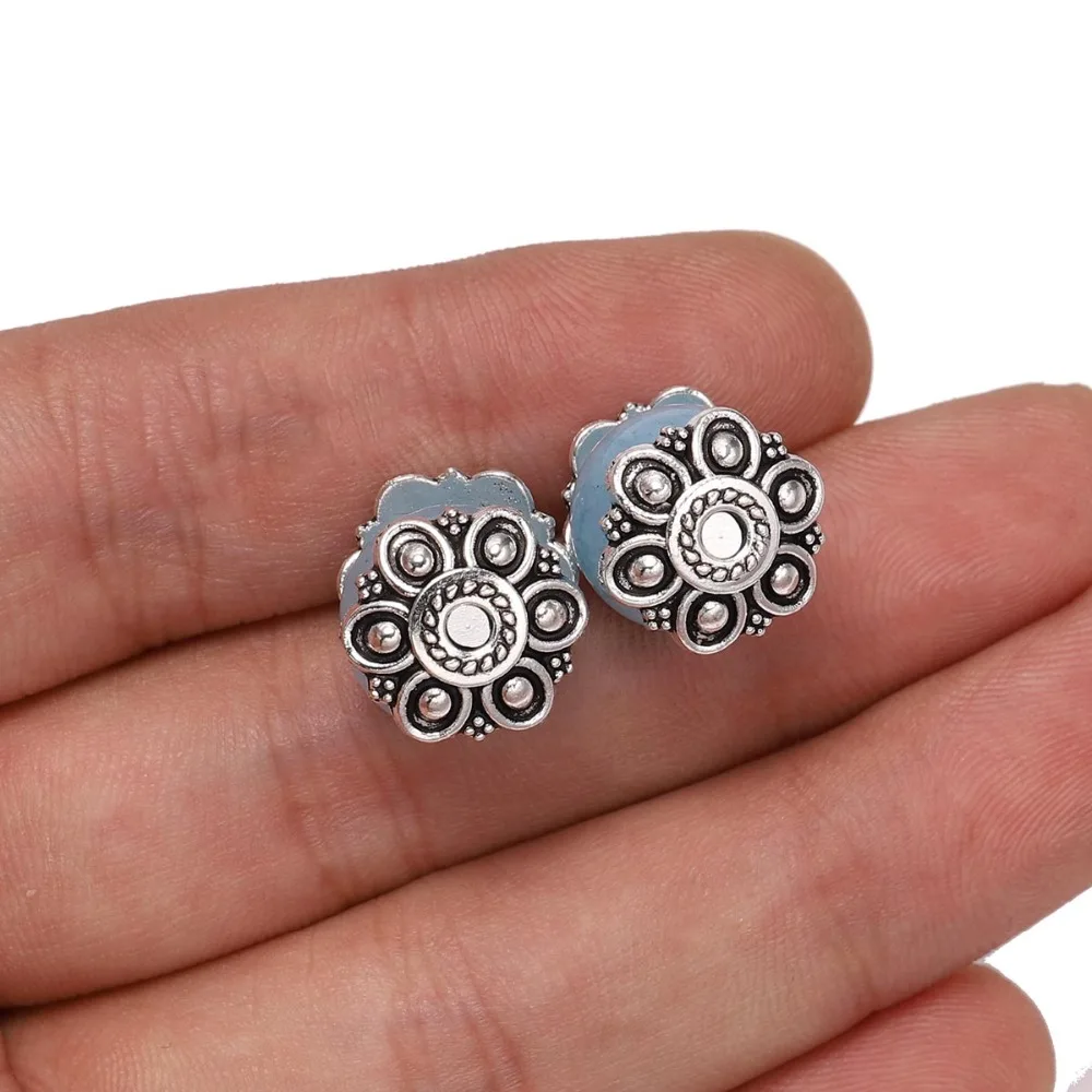 20Pcs/Bag 12mm Tibetan Antique bead caps flower bead caps For Jewelry Making Findings DIY Bracelet Earrings Accessories