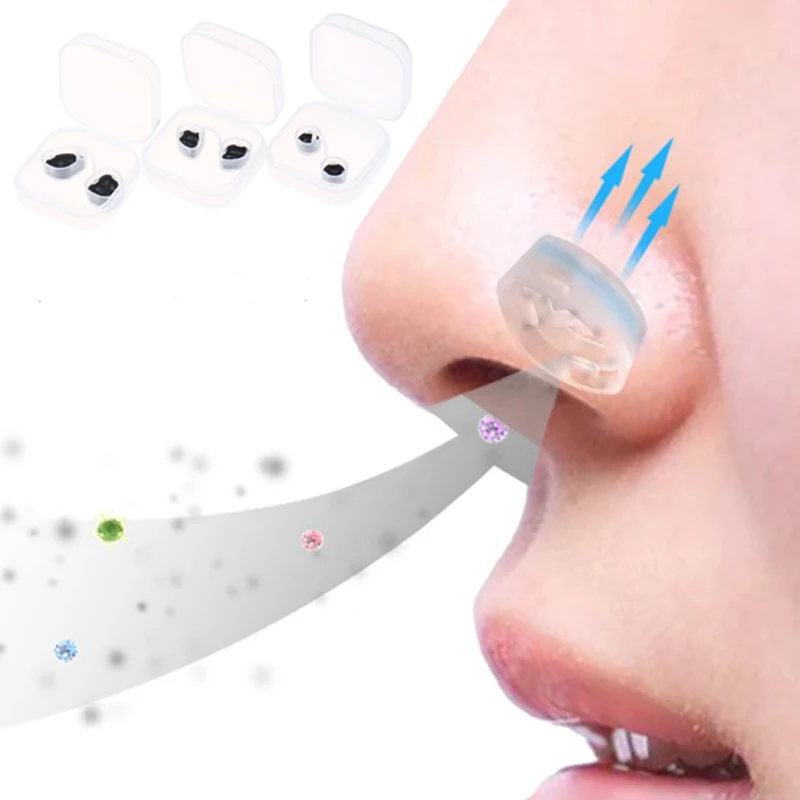 New Nasal Filters Anti Air Pollution Pollen Allergy Nose Dust Filter S/M/L Removable Nose Dust Filter Nose Comfortable Invisible