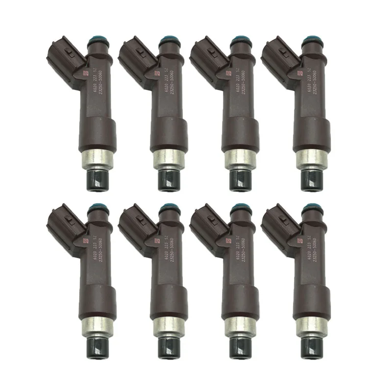 

8pcs 23250-50060 23209-50060 Fuel injector for LEXUS ASIA SC430 2002~2005 LS430 2000~2003 4.3L 3UZ