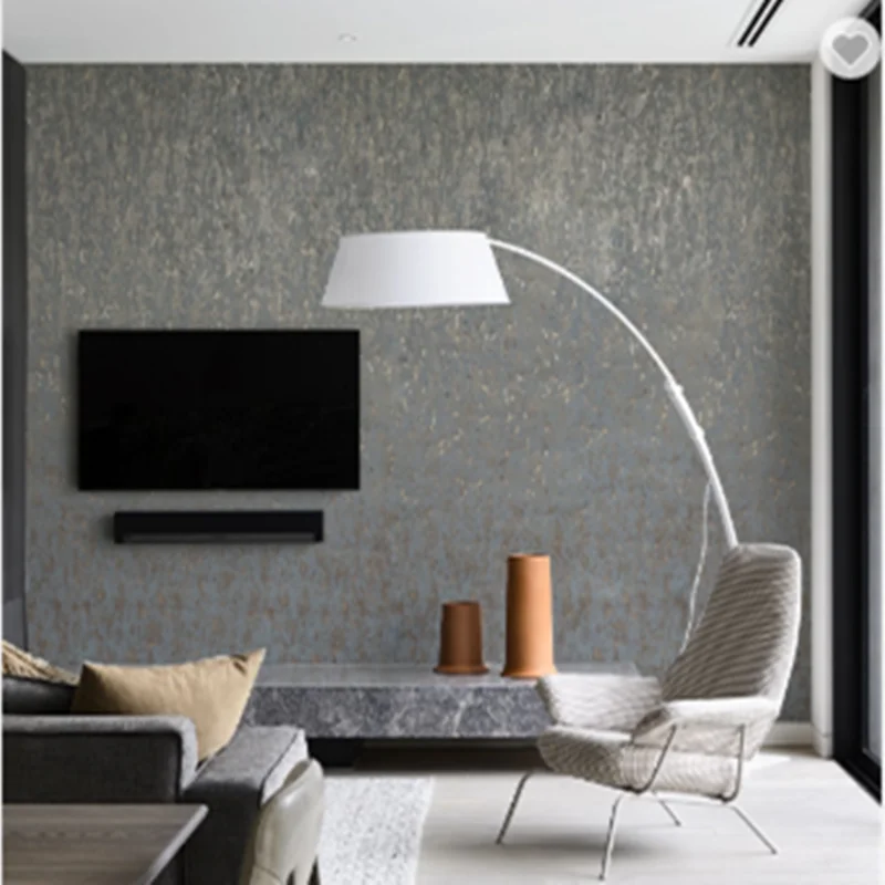 Free Sample MYWIND New Design Silver Dusty Yellow Court Style Bohemian Luxury Wallpaper Wholesale Living Home Cork Wallcoverings