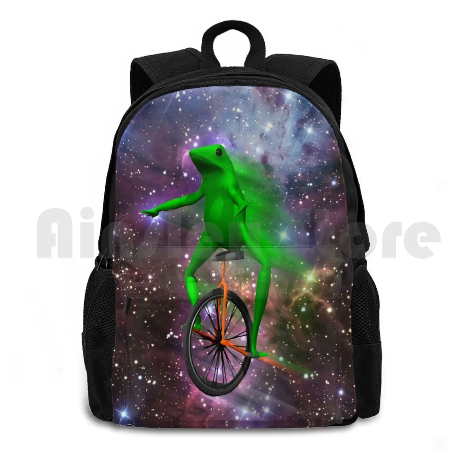 

Dat Boi Meme Shirt Outdoor Hiking Backpack Waterproof Camping Travel Dat Boi Dat Boi Meme Frog Astronaut Space Funny Moon