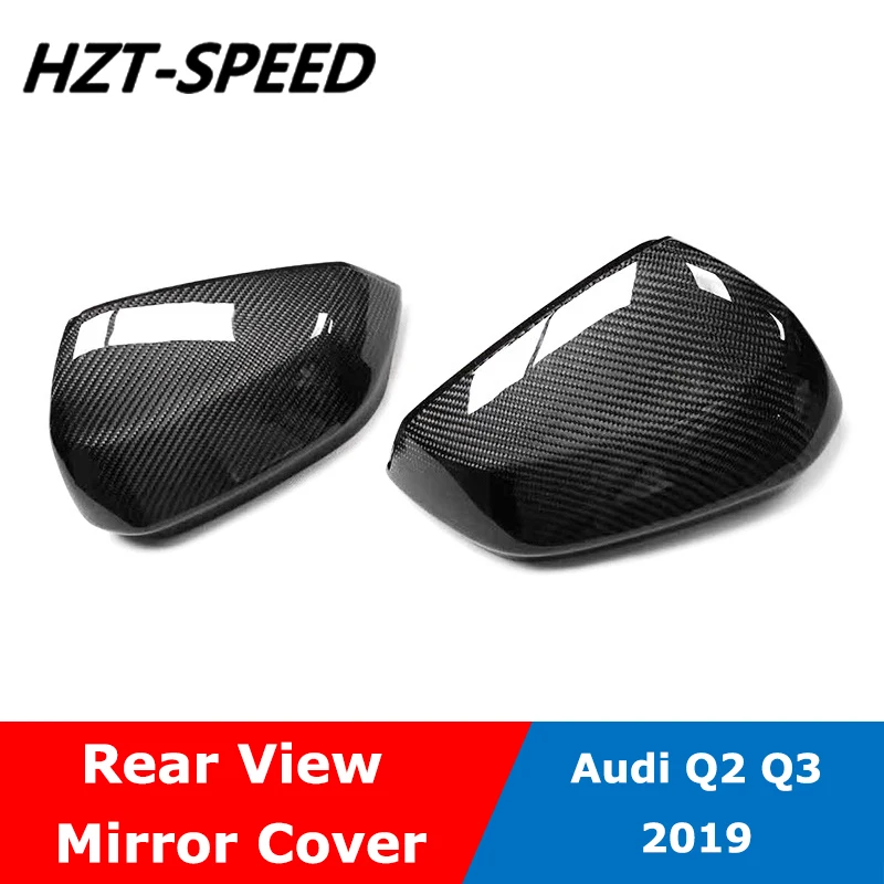 Replacement Type Audi Q2 Q3 Carbon Fiber Rear View Mirror Cover For Audi Modification 2019