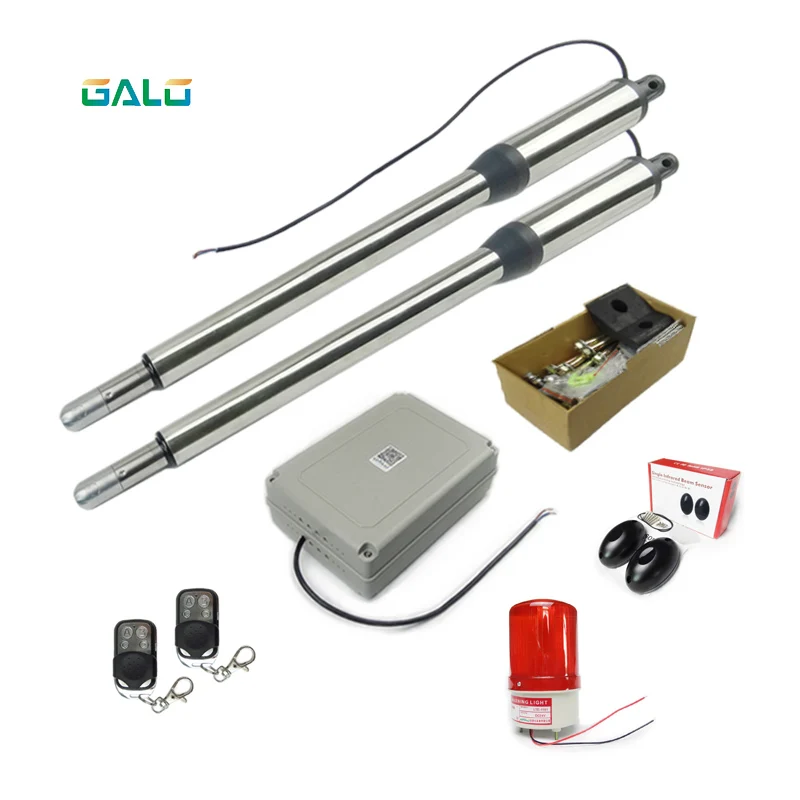 solar system stainless steel durable heavy duty gate automation swing gate motor