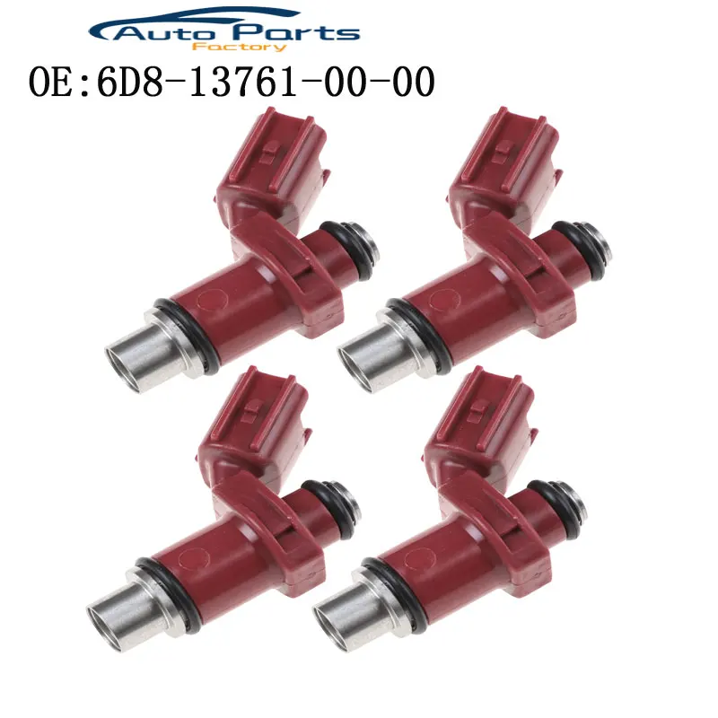 

New High Quality Fuel Injector For Yamaha Outboard 4 Stroke 80BEL 75-90HP K-M K-M 6D8-13761-00-00 6D8137610000