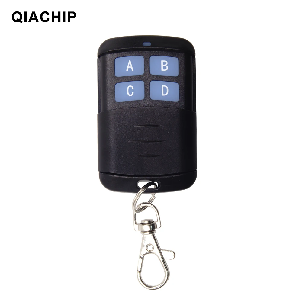 QIACHIP RF 433 MHz 4 CH Button EV1527 Remote Control Switch RF Transmitter Wireless For Smart Home Gate Garage Opener