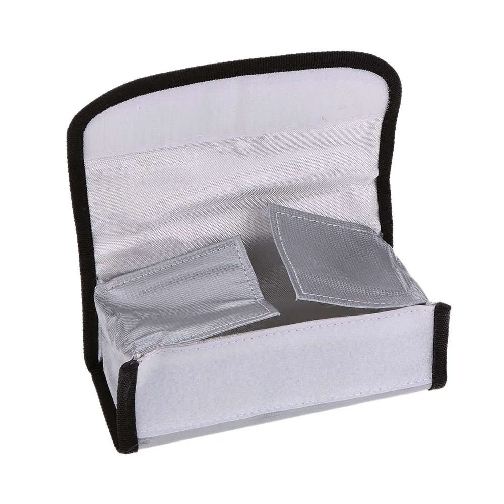 RC LiPo Battery Safety Protect Bag Pouch Safe Guard Charge Sack 185 X 75 X 60 mm,235 X 180 X 65 mm