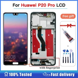 100% Tested For Huawei P20 Pro CLT-AL01 CLT-L29 CLT-L09 LCD Display With frame Touch Screen Digitizer Assembly for huawei p20pro