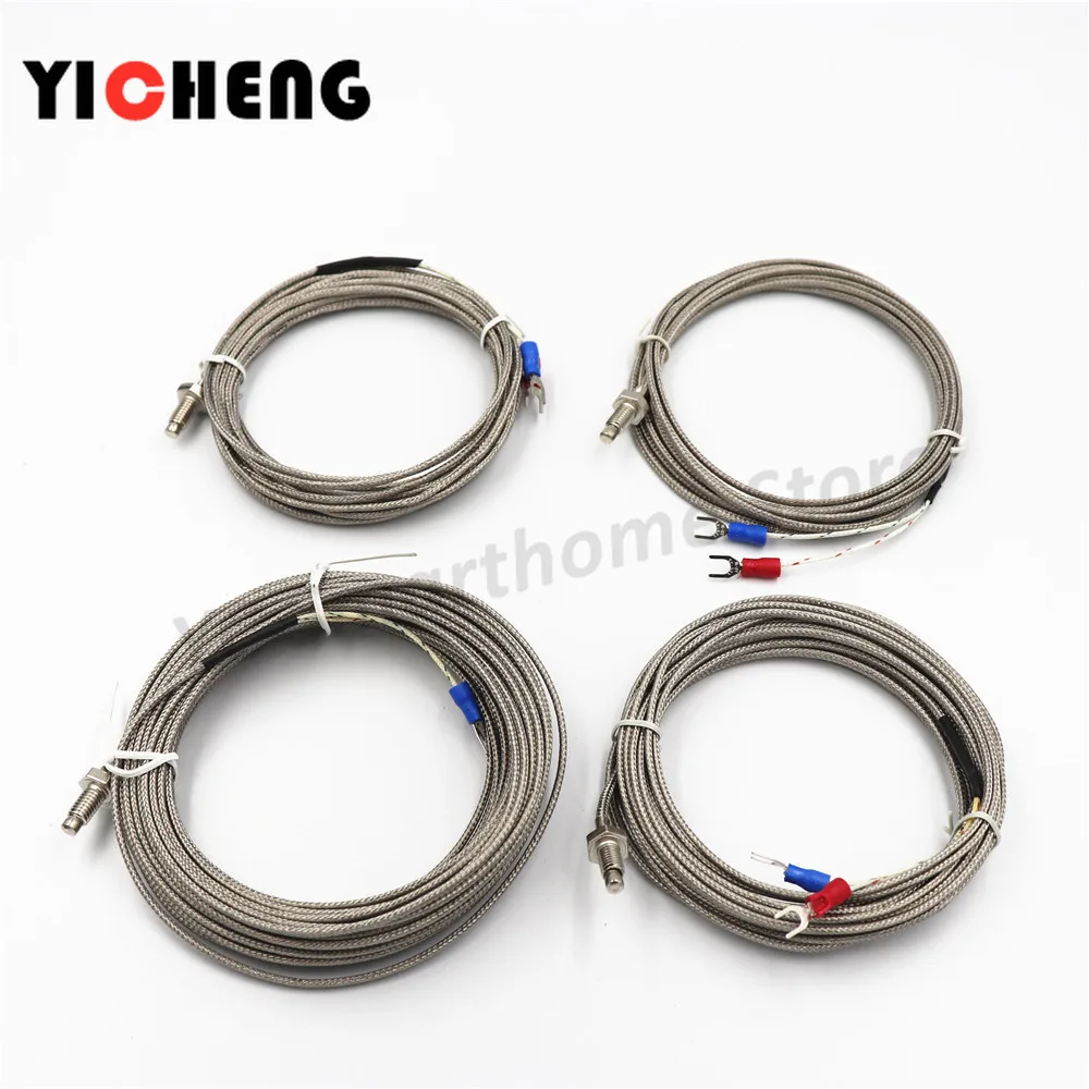 3M /4M / K / E screw type M6 / M8 thermocouple control screw probe temperature controller 0-400C/ 0-800C sensor probe