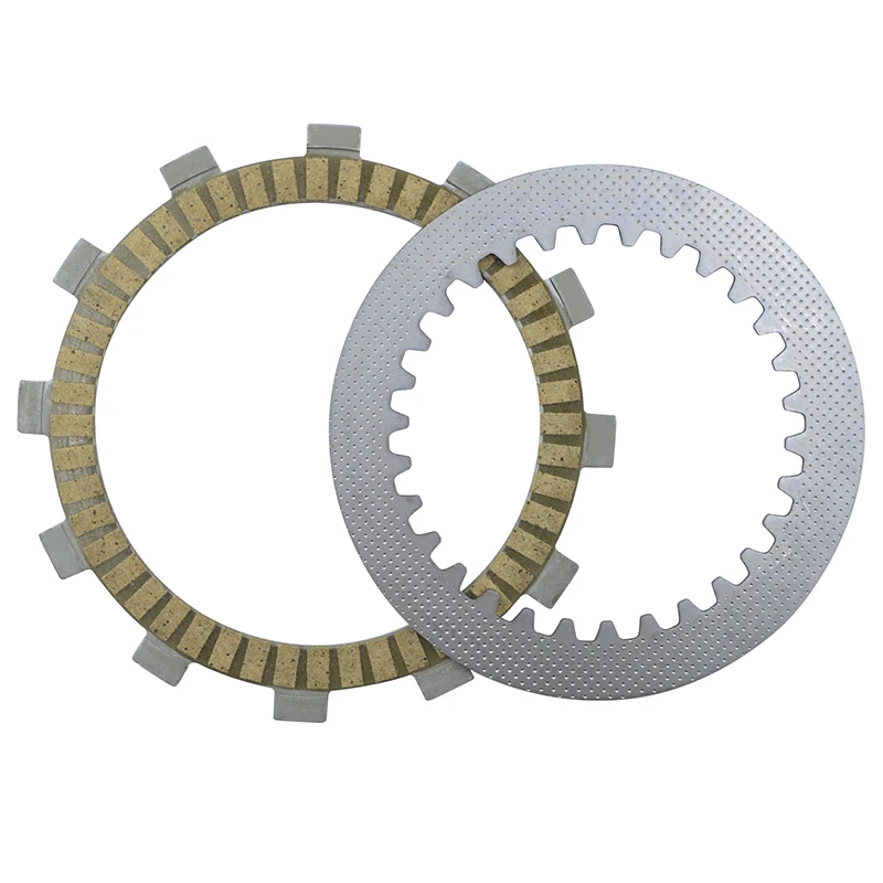 Motorfiets Geel Clutch Platen & Staal Wrijving Plaat Disc Kit Voor Loncin LX300 Voge 300 Lx 300 Accessoires