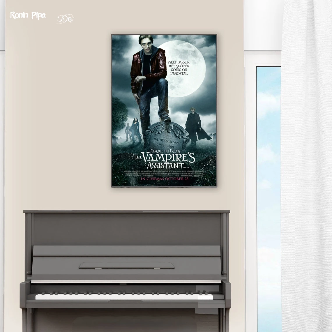 Cirque Du Freak The Vampire's Assistant Movie Poster Art Print Canvas Painting Wall Pictures Living Room Home Decor (No Frame)