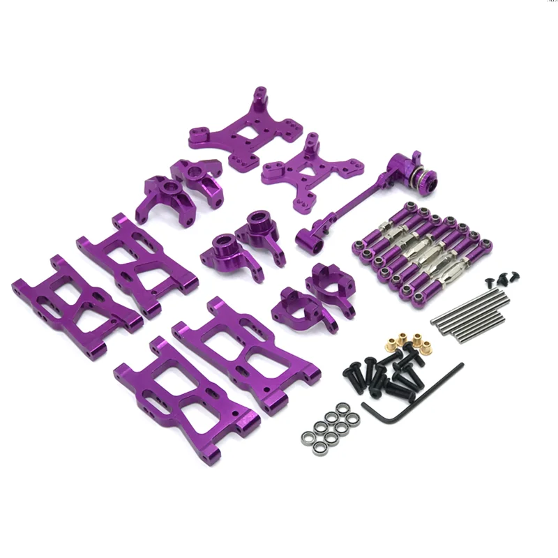 

Suitable For WLtoys 144010 124017 124019 144001 144002 RC Car Metal Upgrade And Modification Parts ﻿