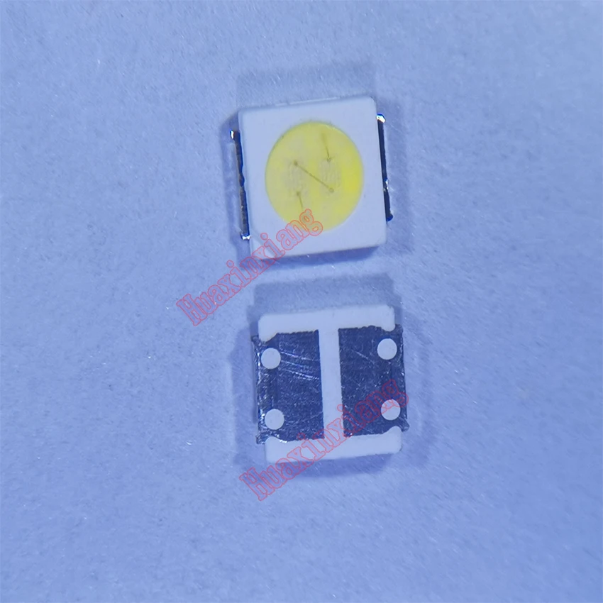 100 pçs/lote 2W SMD LED 3030 6V Branco Frio de Alta Potência Para Aplicação de Luz de Fundo de Reparação de TV