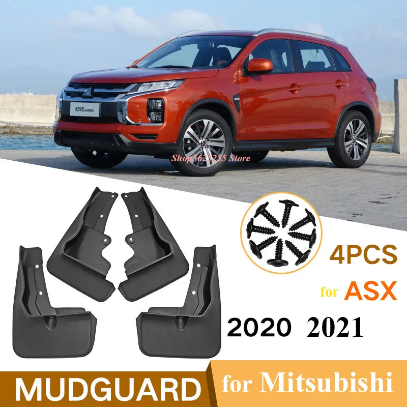 Car Mudflap for Mitsubishi ASX 2021 2020 Fender Mud Flaps Guard Splash Flap Front Rear Wheel Mudguards Accessories