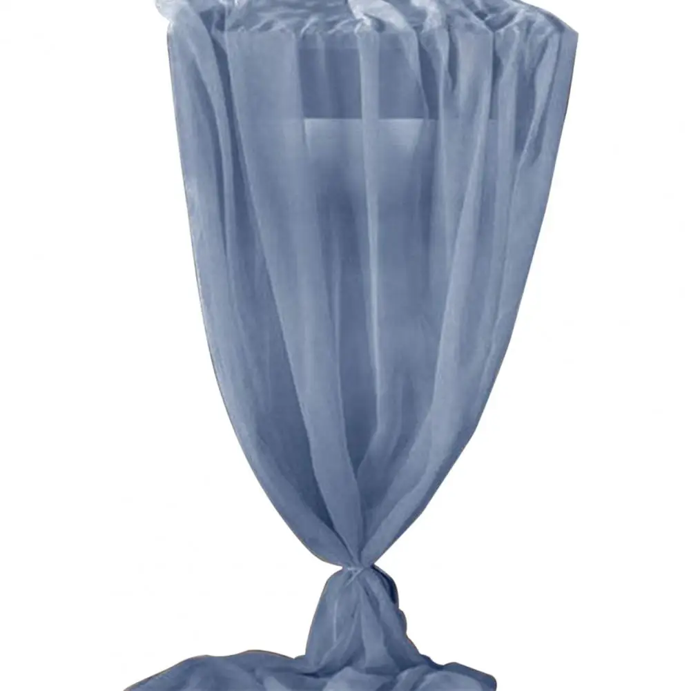 Table Runner Solid Color Decorative Romantic Chiffon Wedding Table Runner for Bridal Showers