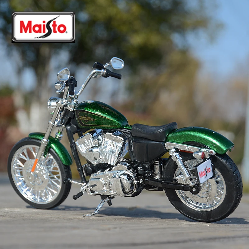 Maisto 1:12 harley-davidson 2013 XL 1200V siedemdziesiąt dwa odlew pojazdy kolekcjonerskie hobby Model motocykla zabawki