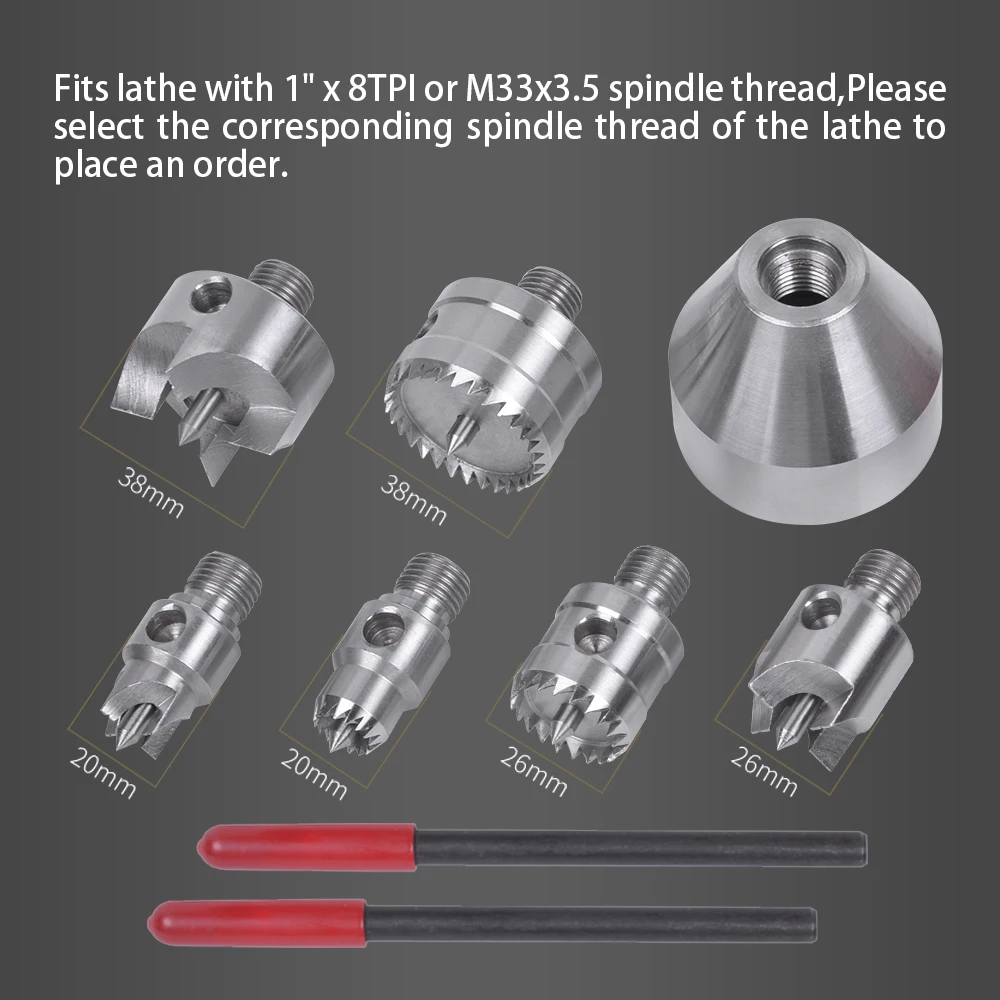 Woodworking lathe Thimble Fits Lathes With  1\