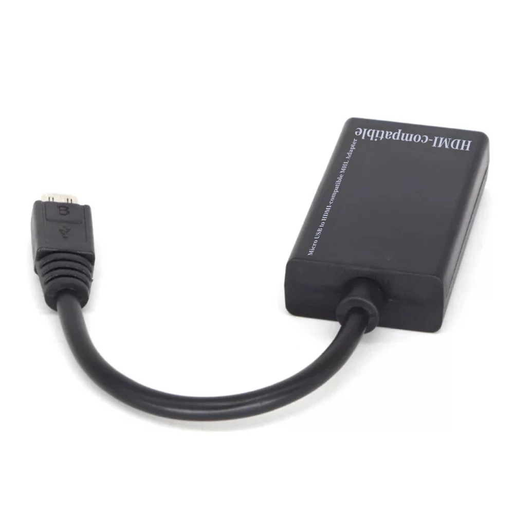 Micro-USB To HDMI-compatible Adapter For TV Monitor 1080P HD Audio Cable And HDMI-compatib Video Converter For HUAWEI HTC device