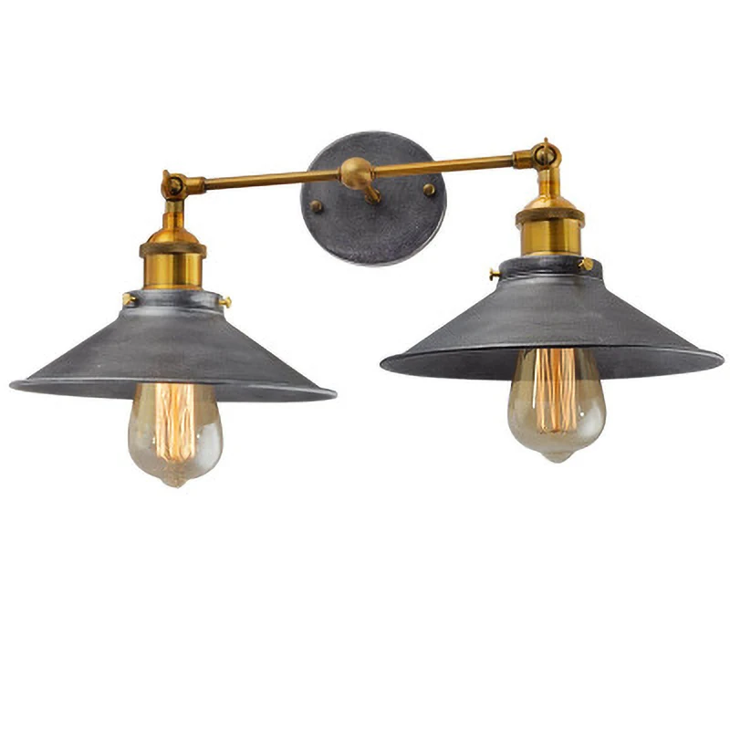 estilo americano retro arandela lampada dupla cabecas angulo ajustavel loft luz de parede para cabeceira sala estar decoracao iluminacao led interior 01