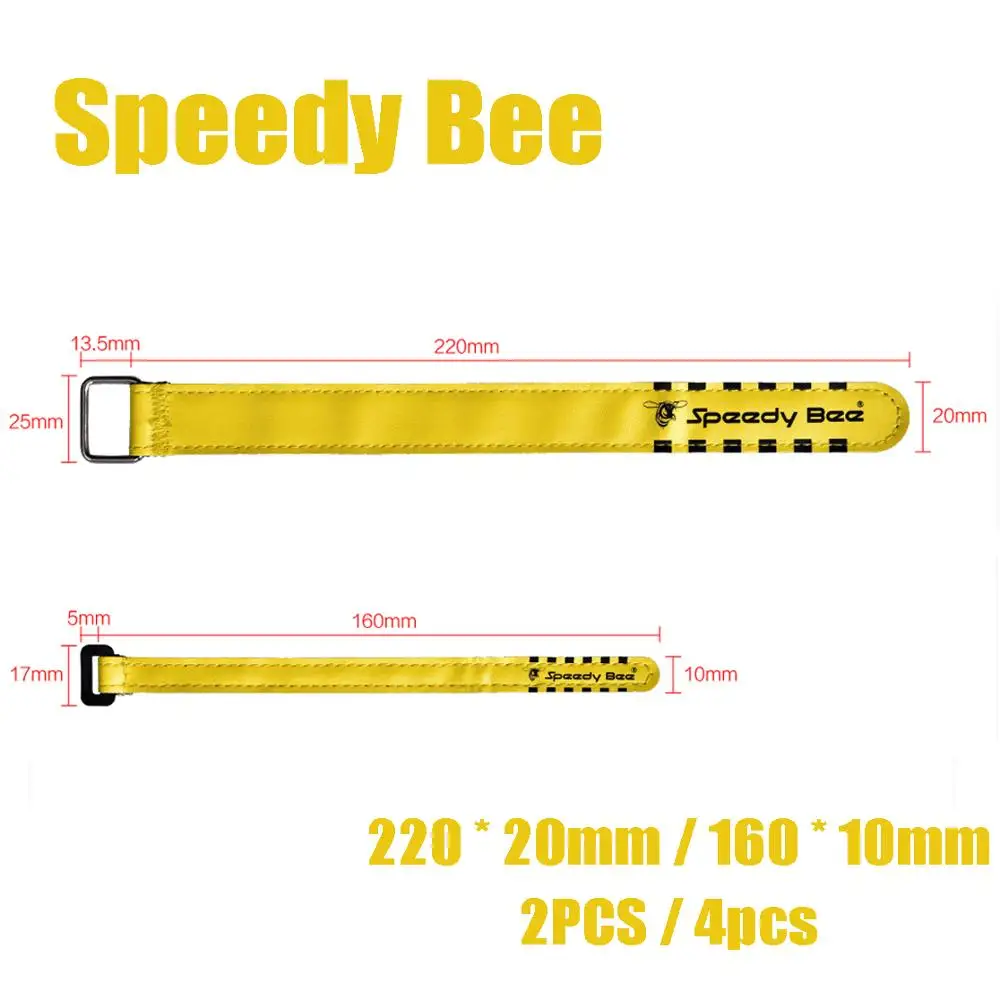 RunCam Speedybee Speedy Bee Magic Tape Tie Battery Strap Ribbon Belt 220*20mm /160*10mm Cable Holder for DIY RC Drone FPV