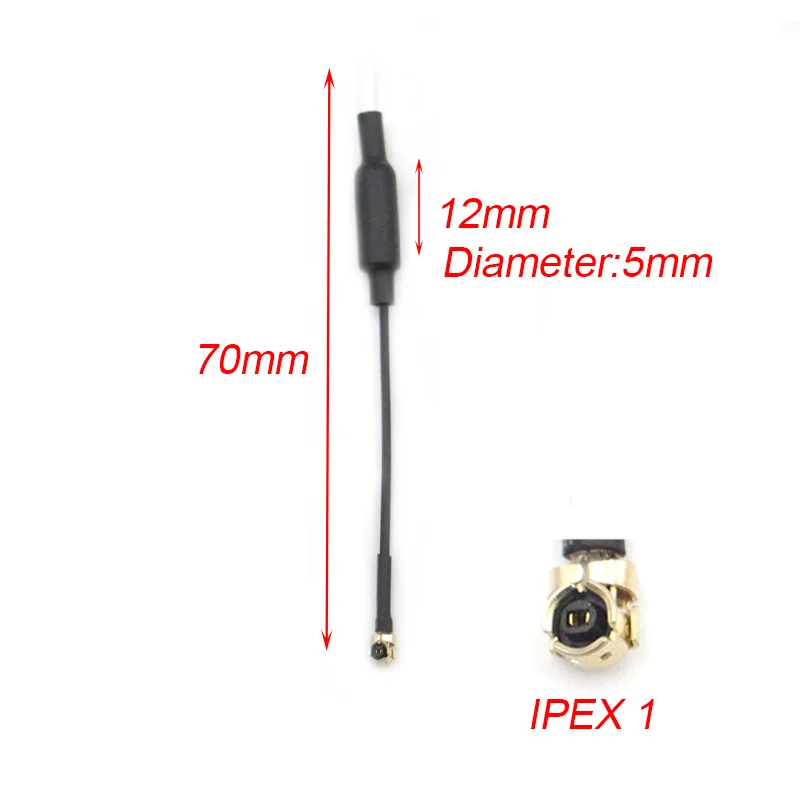 5pcs Sparkhobby 5.8G trasmissione di immagini Antenna a tubo di rame Micro Mini porta FPV per trasmettitore Video droni RC parti quadricottero