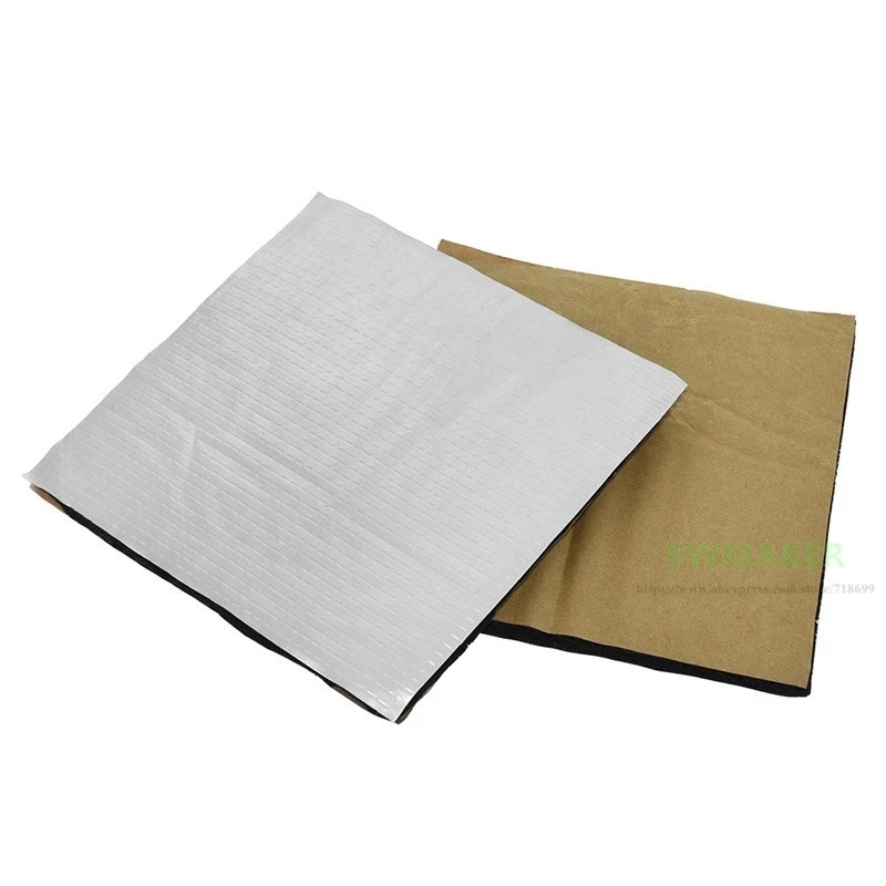 1pcs 400x400mm Heat Insulation Cotton Foil Self-adhesive Insulation Cotton 10mm Thick Chiron CR-10 S4 3D Printer parts