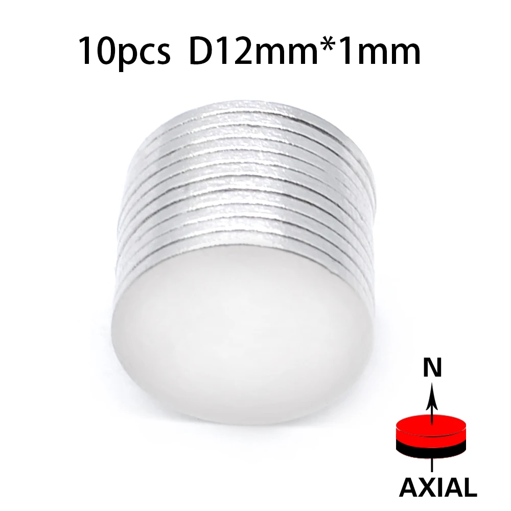 10/50/100/200 Pcs 12x1 Neodymium Magnet 12mm x 1mm N35 NdFeB Round Super Powerful Strong Permanent Magnetic imanes Disc