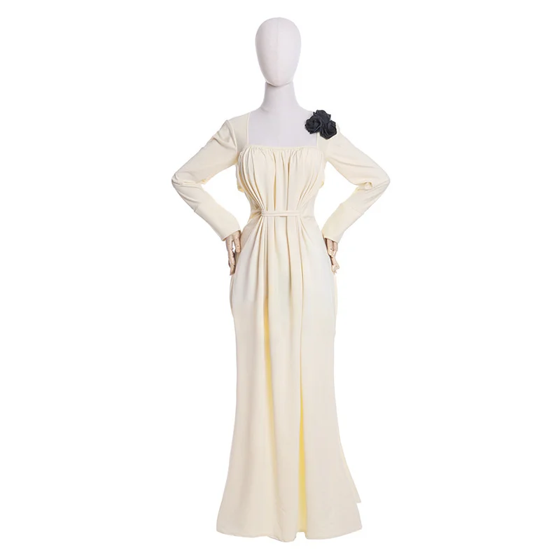 Lady Alcina Dimitrescu Cosplay Costume Outfits Yellow Comfort Soft Dress  Evil Village Cosplay Halloween Carnival Suit - AliExpress 200000532