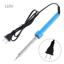 40W 110V / 220V External Heating Electric Soldering Iron Pen Welding Kit Repair Tool for Electronics Work EU  US Plug