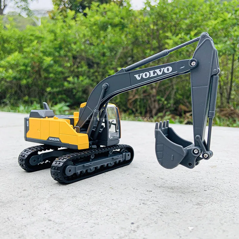 Bburago 1:50 Volvo excavator model high imitation die casting metal children toy boyfriend gift simulation alloy car collection