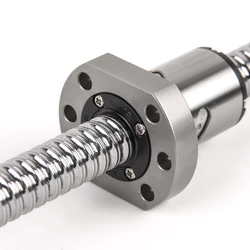 C7 Ball Screw SFU1605 With Flange Single Ballnut RM1605 Customizable Any Size Ballscrew1605 End Machined For CNC