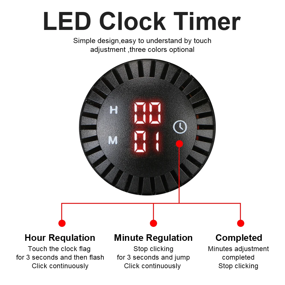 

5 Gang Car Switch Panel LED Voltage Display For RV Car Marine Car Accessories 12/24V