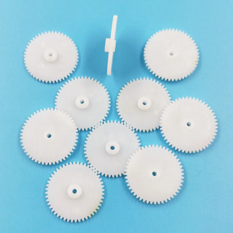 

482A 0.5M Gear Diameter 25mm 48 Tooth Plastic Pinion Toy Accessories 48T 2mm Gears 10pcs/lot