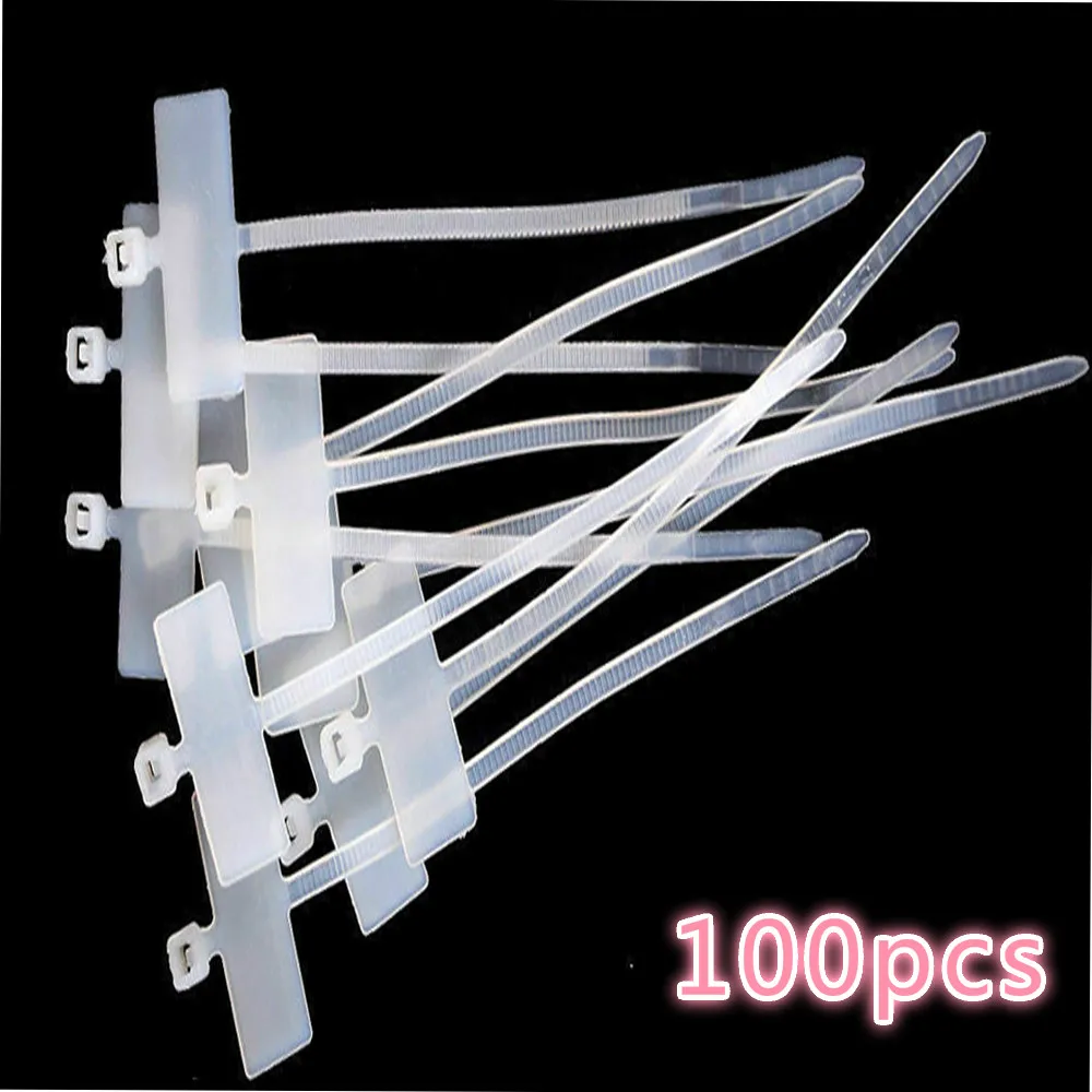 ไนลอน Tie หมวดหมู่ Self-Locking Network Zip Trim Wrap ลวดสายรัด100ชิ้น/ล็อต