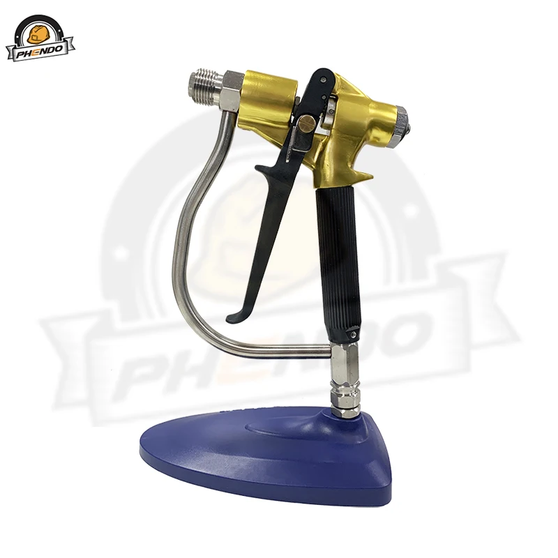 PHENDO Airless Paint Sprayer Gun New Paint Heavy Duty 4-Finger 7200psi XHD Tip with Guard WIWA Type Gun without Filter