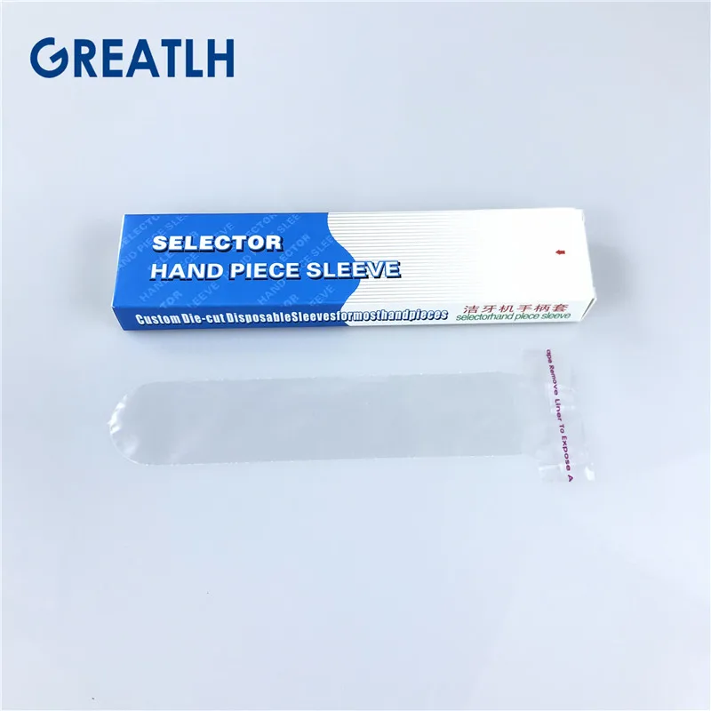 100pcs Dental Protective Plastic Sheet  Disposable Cover for Dental handpiece