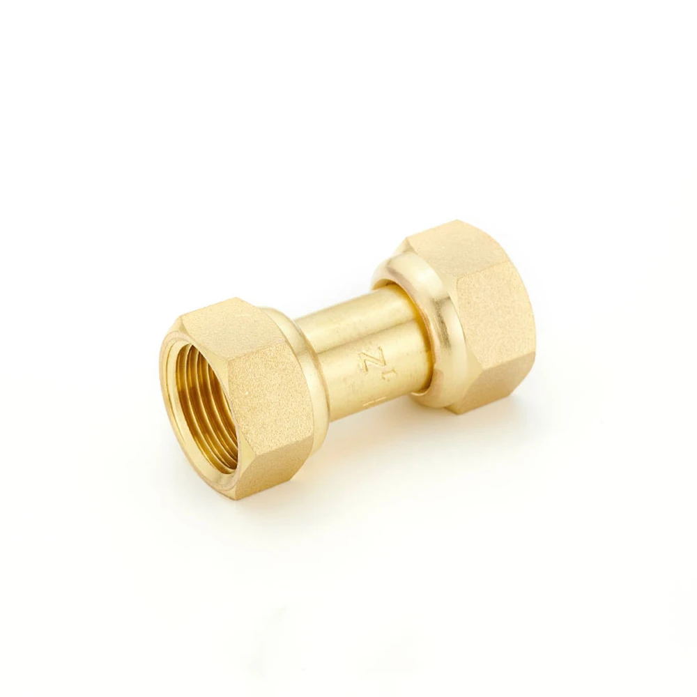 

1/2" BSP Female Brass Union Pipe Fitting Water Gas Oil For Water Meter