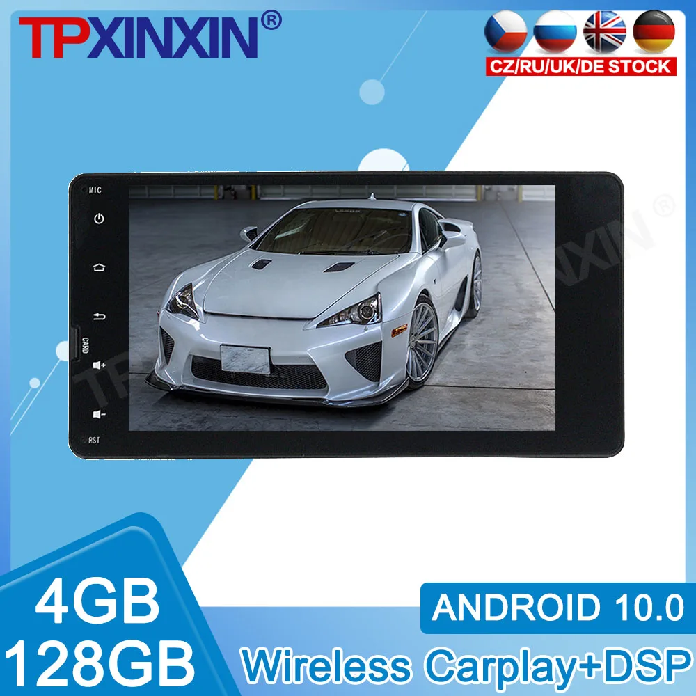 Android 10 4G+128GB For MITSUBISHI OUTLANDE 2014 2015 2016 2017 2018 Radio DSP Multimedia Player Stereo Head Unit GPS Navigate