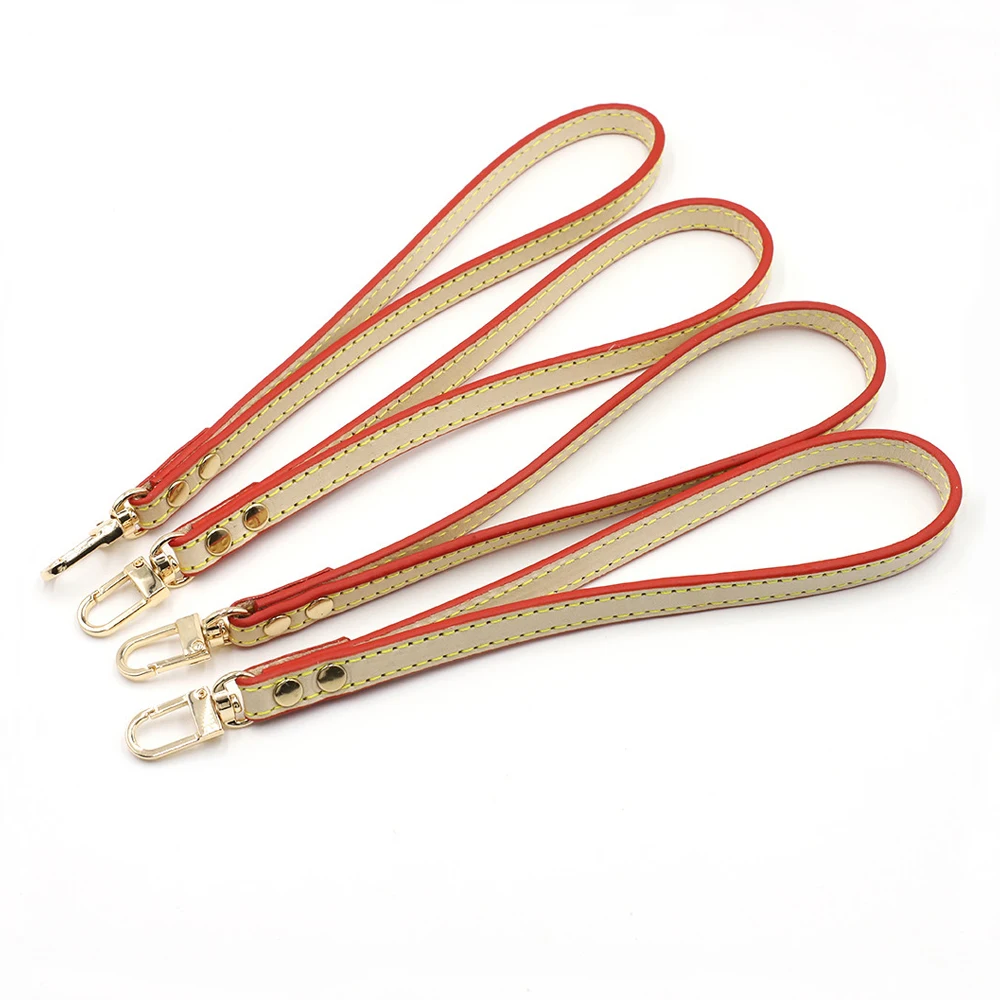 Genuine Leather Wrist Bag Strap Portable Handbag Strap DIY Bag Replacement Wallet Bag Belt Handbag Handle Bag Parts