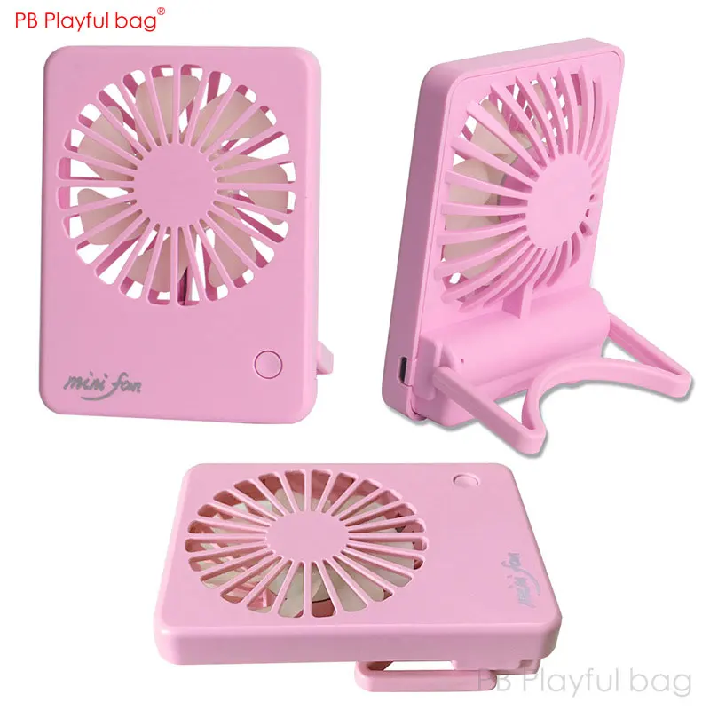 Mini ventilateur de maquillage Portable, sac ludique, USB, miroir de maquillage pour l'extérieur, jouets créatifs, AB41