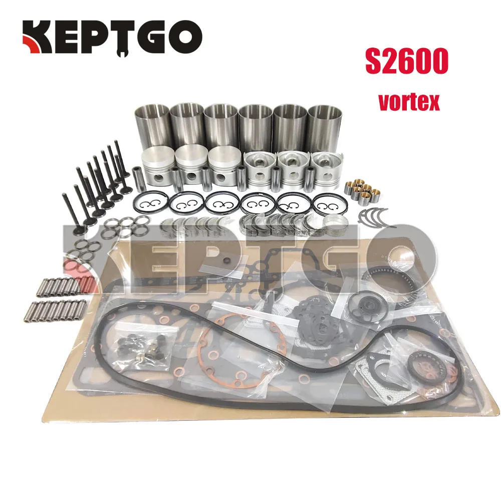 New S2600 Overhaul Rebuild Kit For Kubota Engine