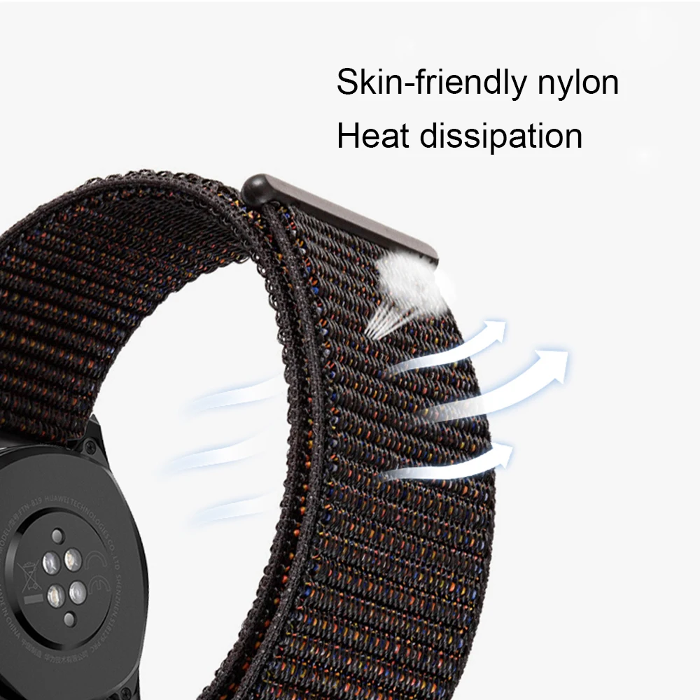 Sport Nylon Loop Bands For Garmin Venu SQ Music Wrist Straps For Forerunner 245 645M 55 158 Vivoactive 4 3/Venu Move 3 Luxe