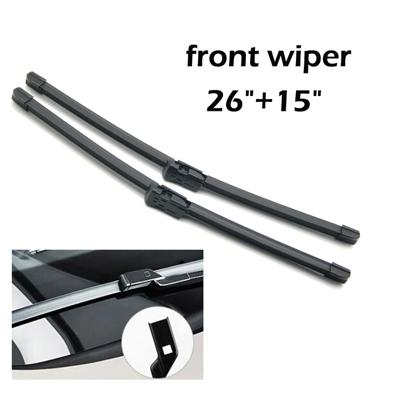 APPDEE Wiper Front & Rear Wiper Blades Set For Ford Fiesta 7 2008-2016 Windshield Windscreen Front Rear Window 26