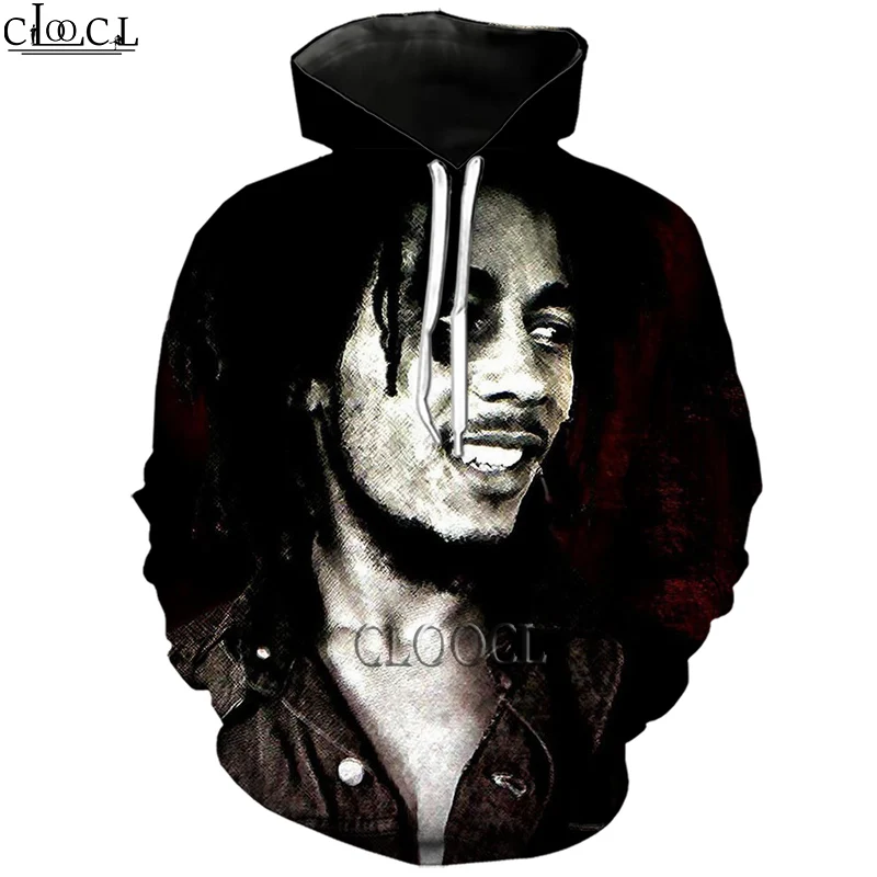 HX Singer Reggae Creator Bob Marley Hoodie Men Women Sweatshirts 3D Print Fashion Harajuku Casual Hooded Tracksuit Drop Shipping