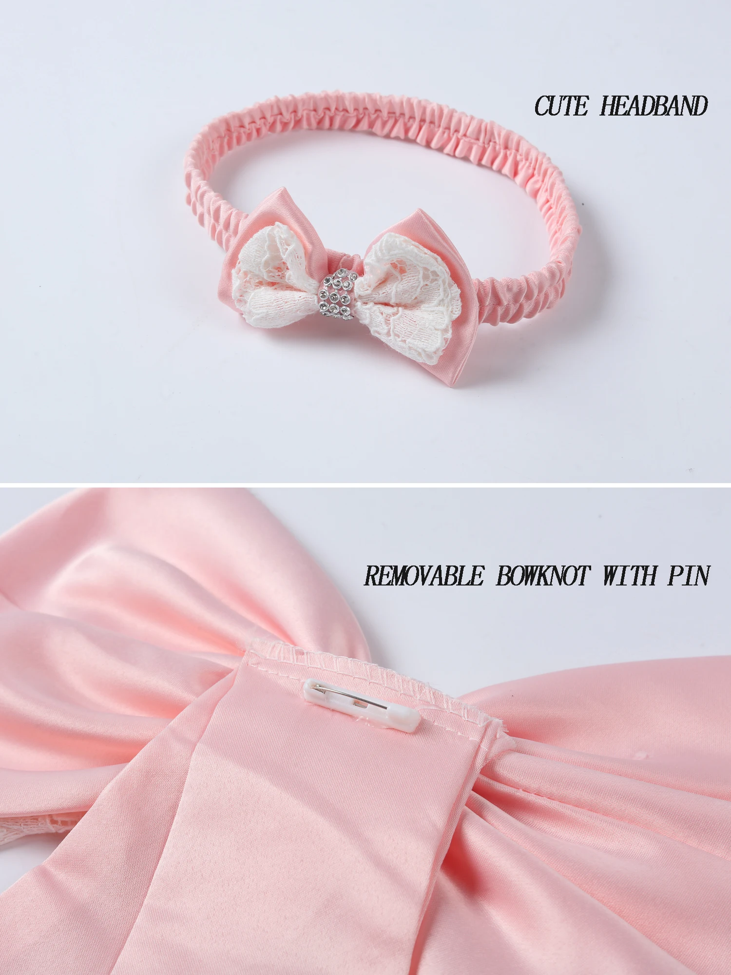LZH Baby Mädchen Kleid Neugeborene Kleidung Prinzessin Kleid + Kopfbedeckung Für Kleinkind Geburtstag Hochzeit Taufe Kleinkind Party Weihnachten Kleid – Detail 18