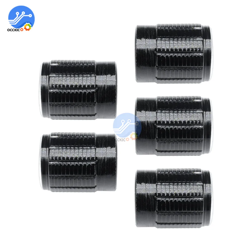 5 قطعة مفيدة التحكم في مستوى الصوت المقابض الدوارة ل 6 مللي متر ضياء مخرش رمح الجهد